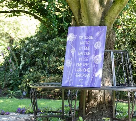 Gartendekoration sorgt für das gewisse Etwas