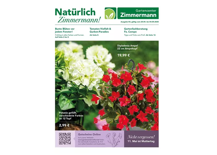 Natürlich Zimmermann 25.04.-04.05. Natürlich Zimmermann 25.04.-04.05.