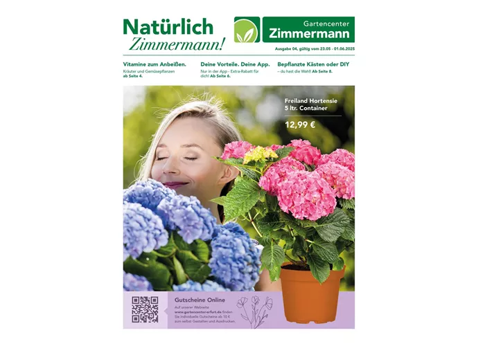 Natürlich Zimmermann! 23.05. - 01.06. Natürlich Zimmermann! 23.05. - 01.06.